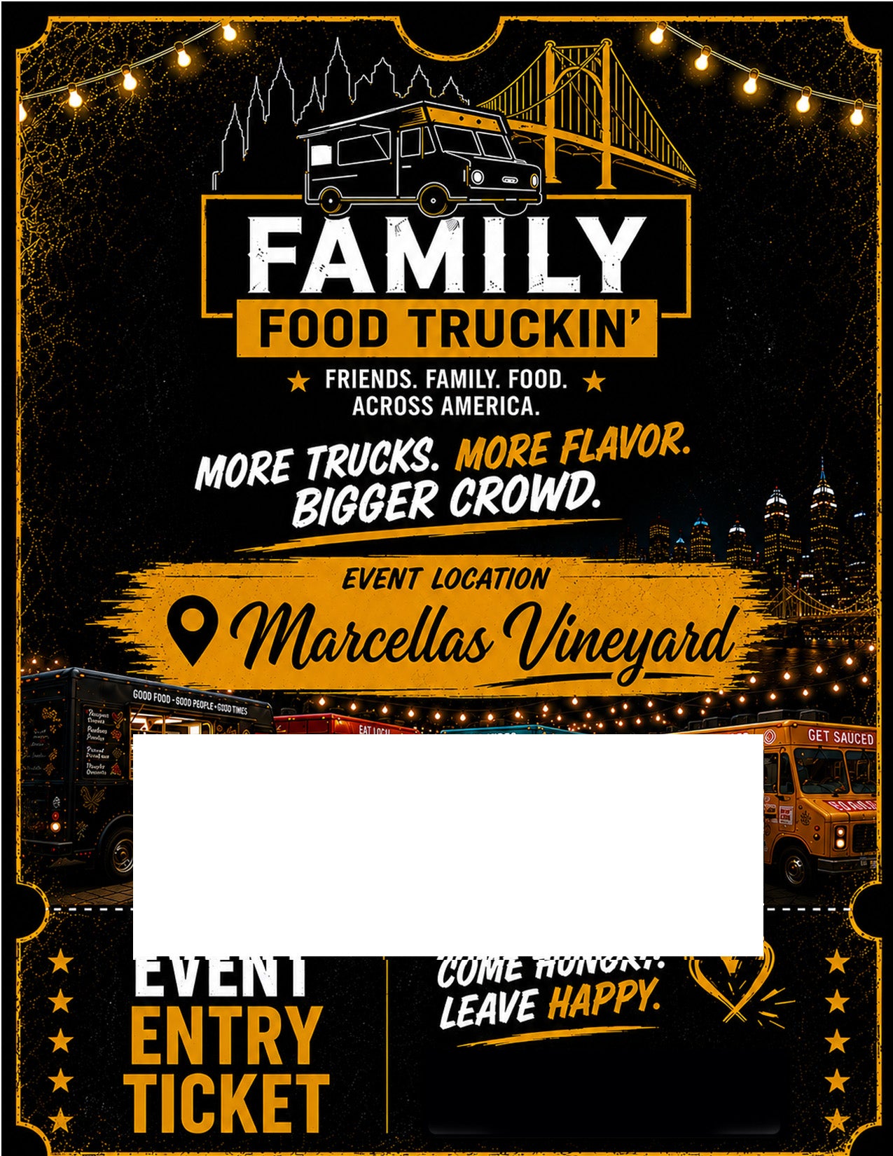Marcella's Vineyard Family Food Truckin Roundup Lunch